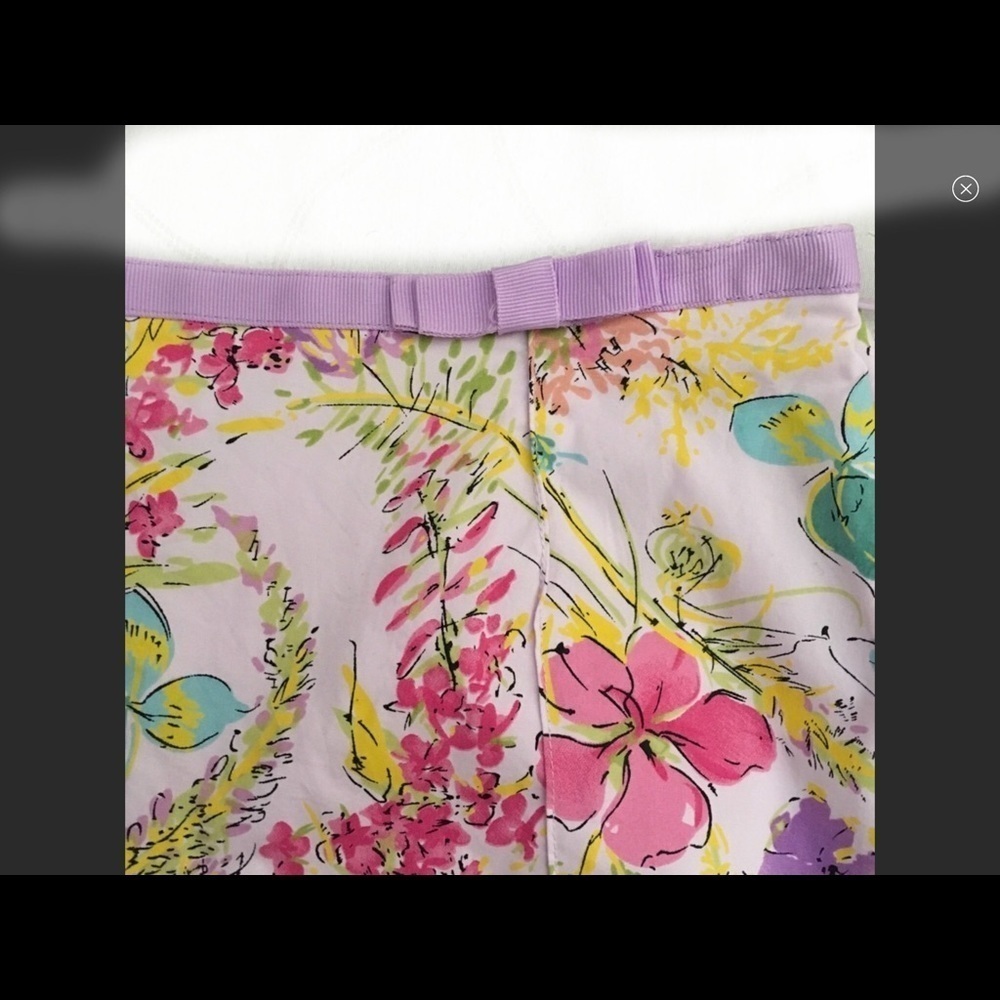 Rafaella Multi Colored Floral Bouquet Skirt - Picture 3 of 4